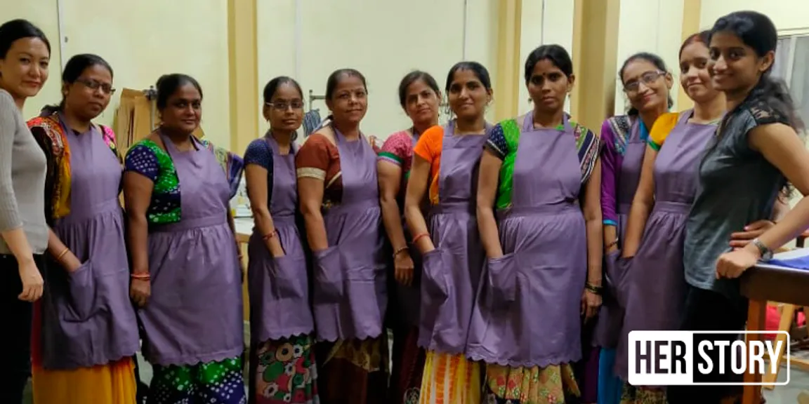 These women from Aseem Shakti are empowering themselves by producing  instant wear sarees with invisible pocket