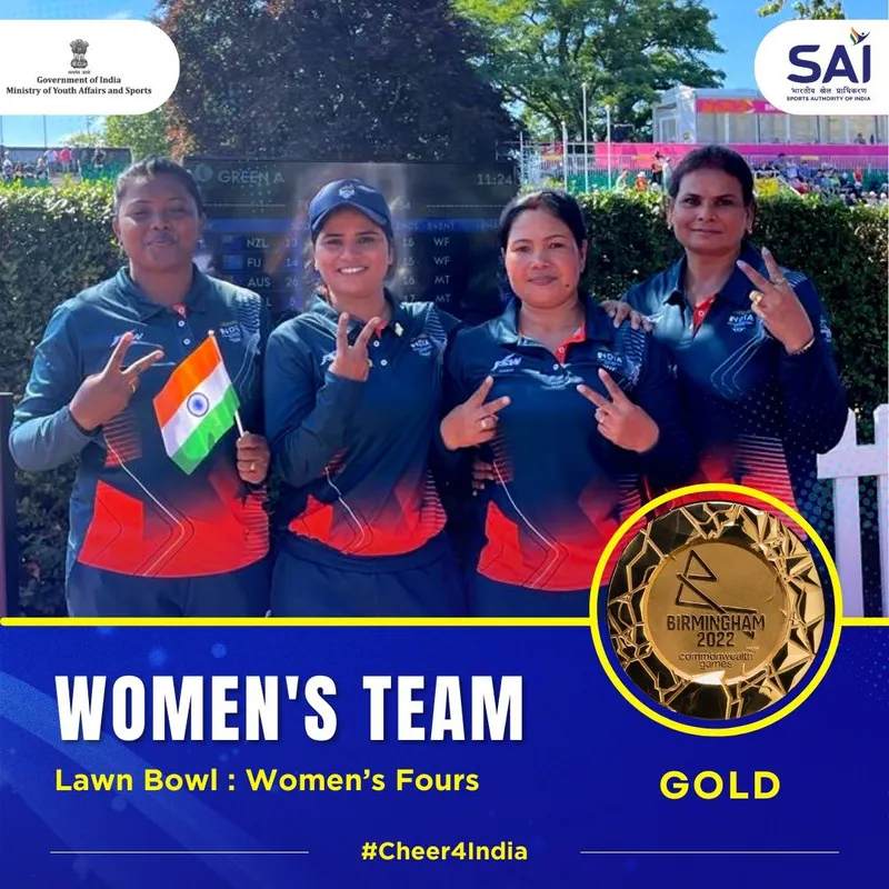 Indian Women's Lawn Balls Team 