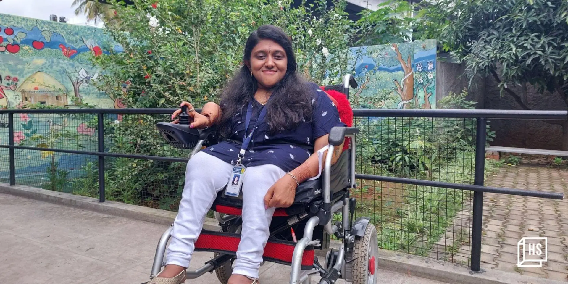 Brittle bones almost stopped this woman from going to school. She now teaches disabled kids