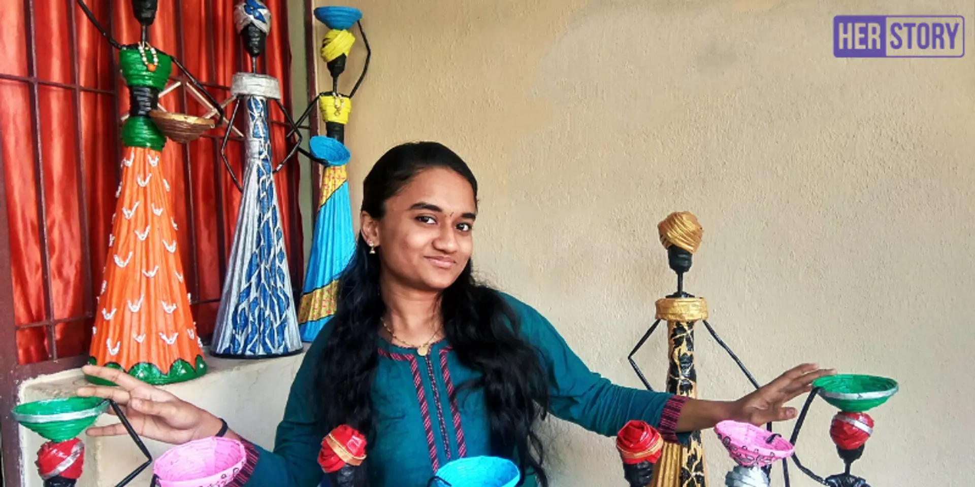 This 20-year-old with a rare bone disease is crafting a new life for herself by making newspaper dolls