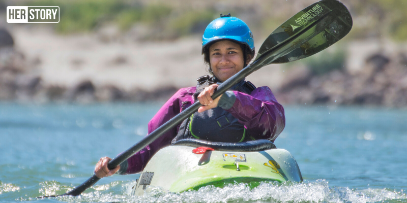 Meet 19-year-old Naina Adhikari who is making a splash on the Indian kayaking scene