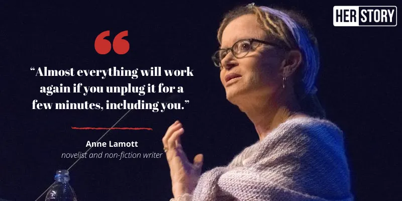 Anne Lamott quotes, self-care