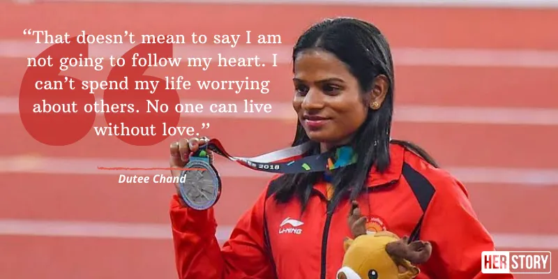 Dutee Chand quote