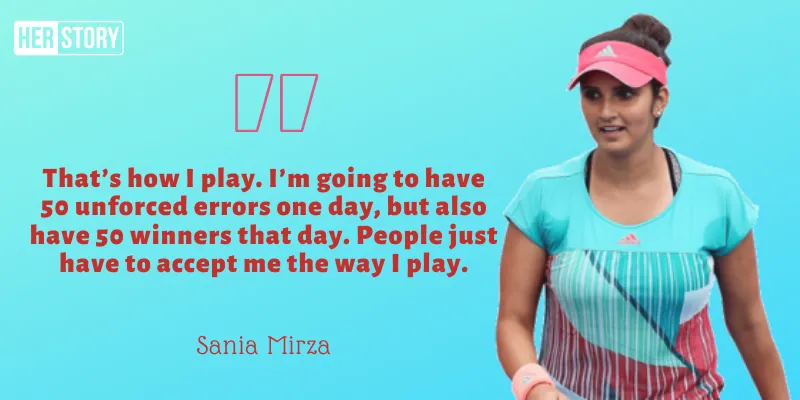 Sania Mirza quotes