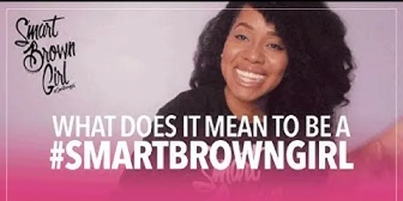smart brown girl