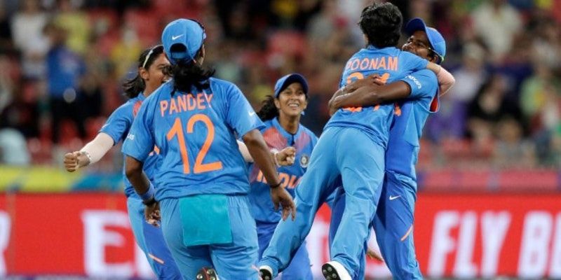 Indian women cricket team enters the ICC women's T20  World Cup semi-finals with an all-win record