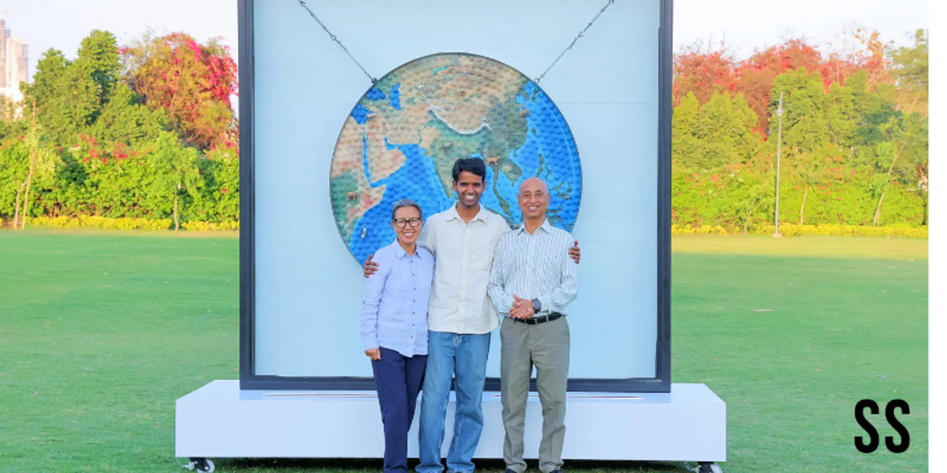 How this artist and climate optimist is making global warming feel tangible