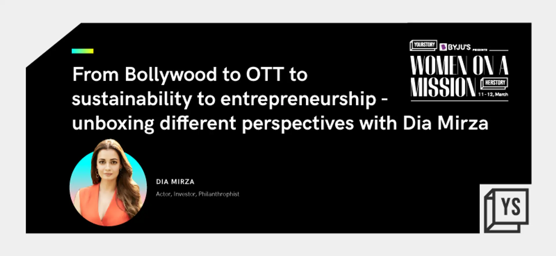 Unstoppable Dia Mirza: How the actor, sustainability advocate and investor is redefining ownership of artistic and cultural agency
