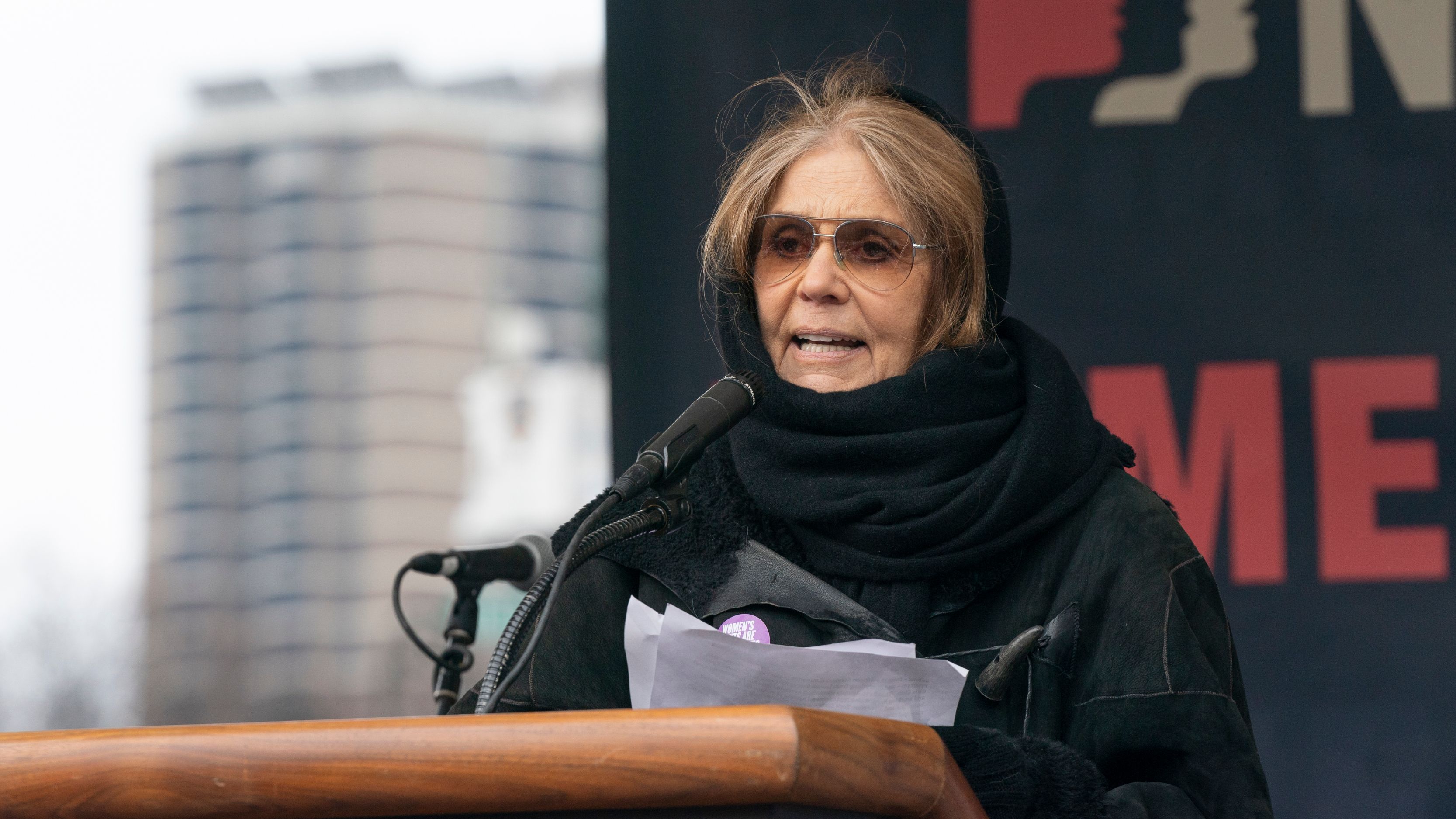Gloria Steinem was a defining voice of the women's movement