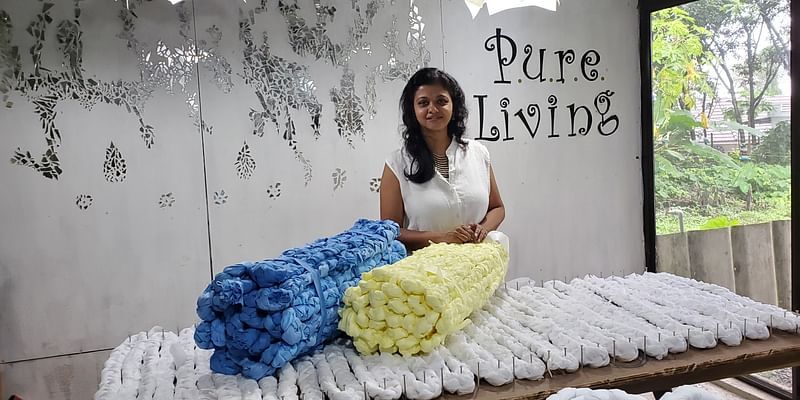Social entrepreneur Lakshmi Menon is upcycling PPE scrap and providing employment to women

