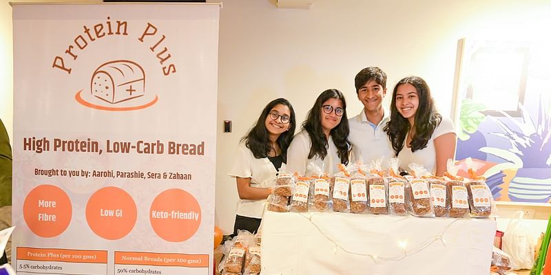 These four 14-year-olds are producing high-protein bread to serve a niche consumer base