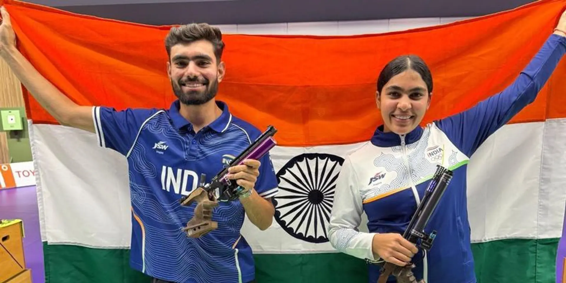 Suruchi-Kamaljeet pair wins India’s first shooting gold at Asian Games