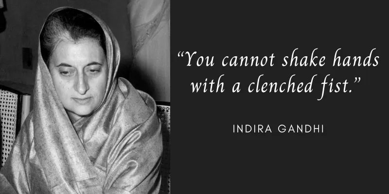 Indira Gandhi quotes