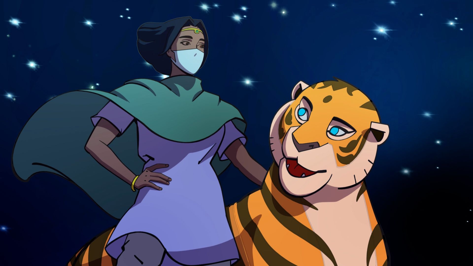 India’s first female superhero Priya is back, fighting the COVID-19 pandemic — with her mask