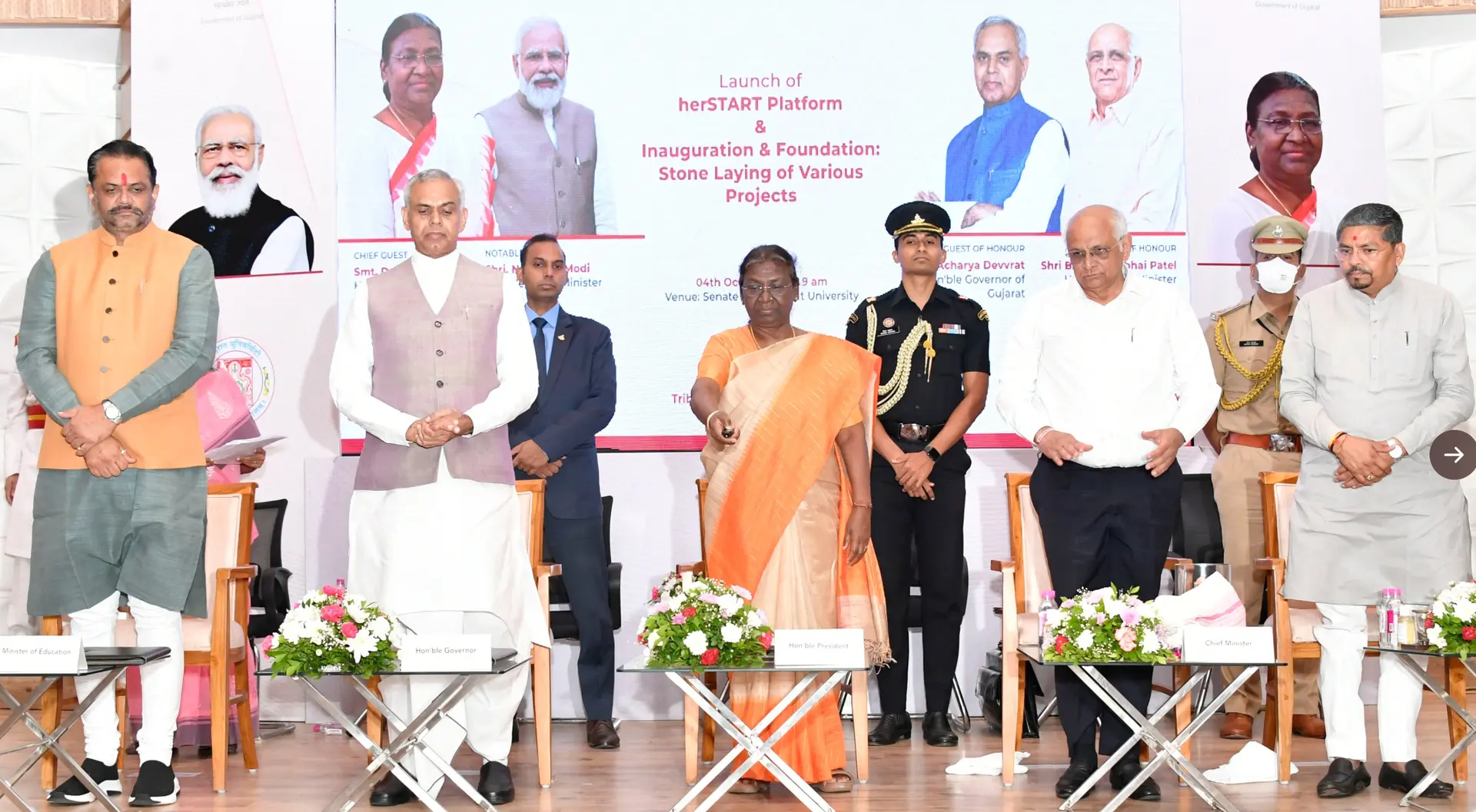 President launches herSTART, a platform for women entrepreneurs in Gujarat