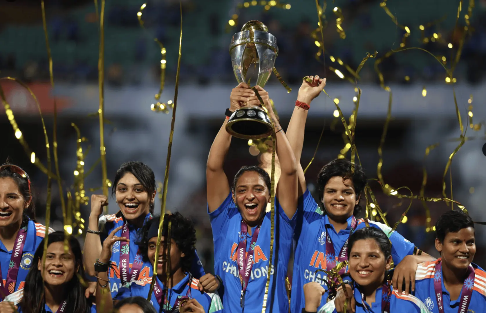 Women in blue bring home World Cup, script history