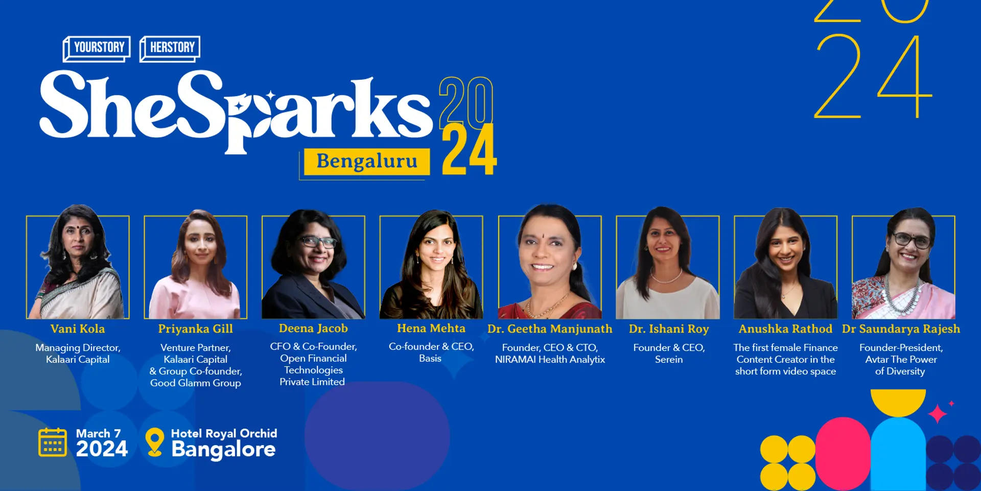 From Priyanka Gill to Vani Kola: meet India’s most inspiring changemakers and leaders at SheSparks 2024