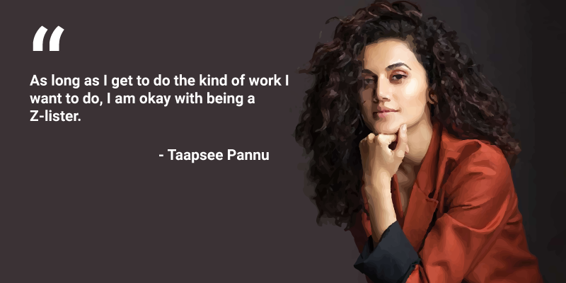 10 motivational quotes by actor Taapsee Pannu that will remind you to live life on your own terms
