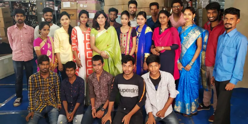 Chitra Vyas with her team