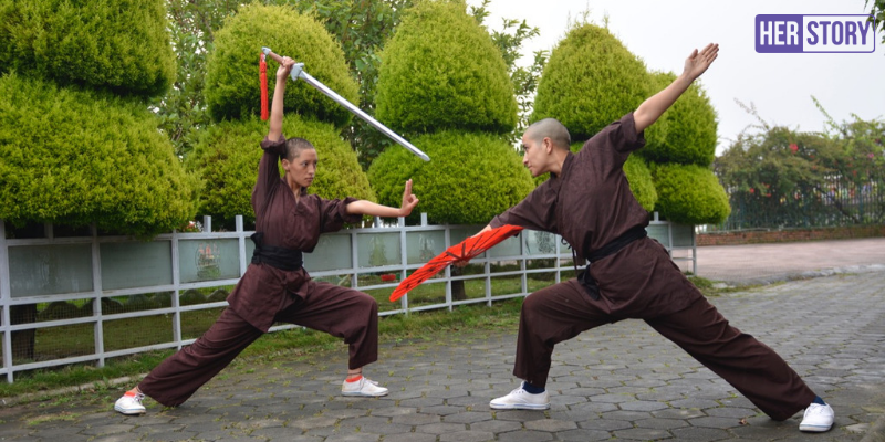 Meet the Kung Fu nuns teaching self-defence to young girls in the Himalayas