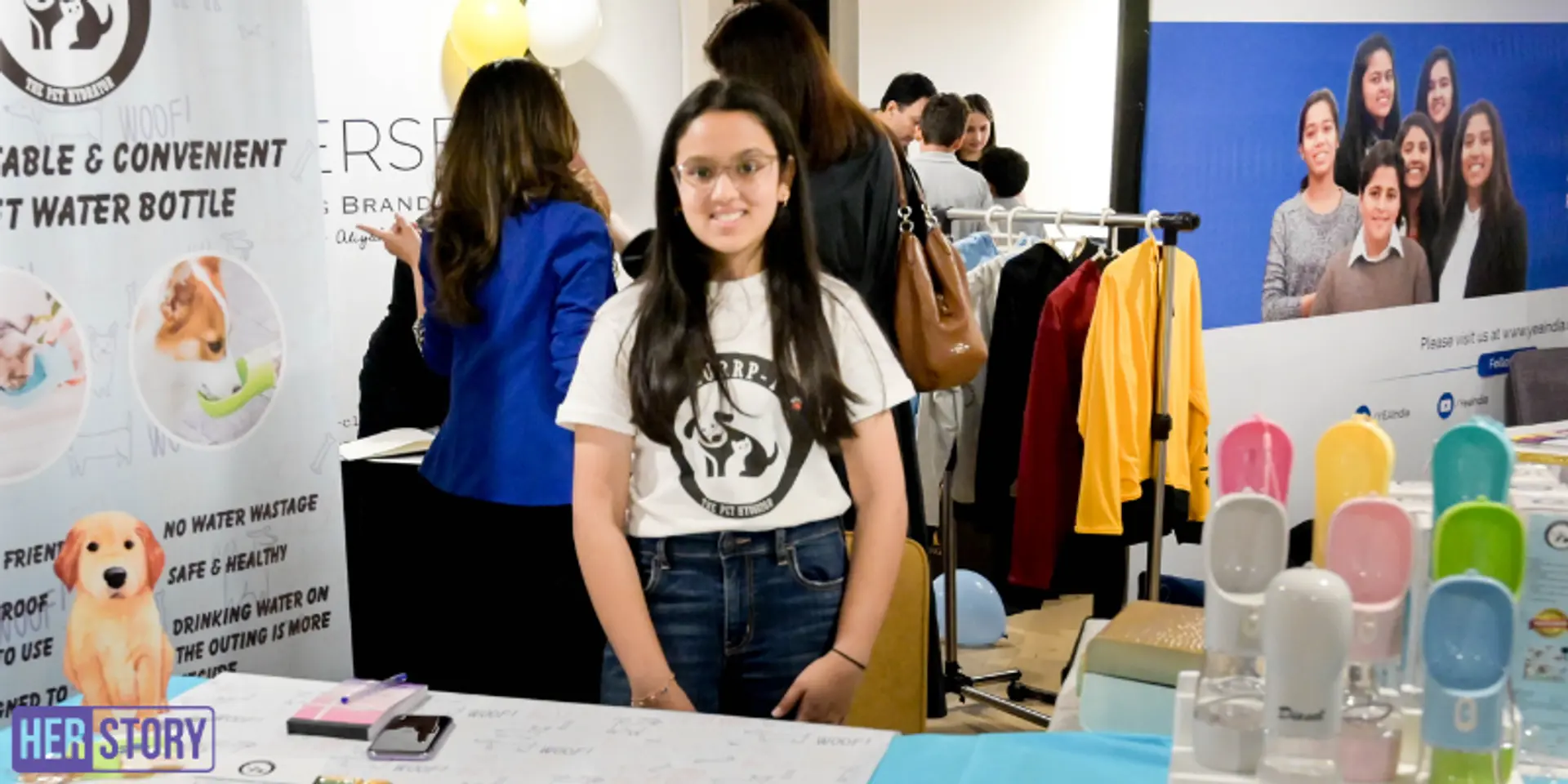 This 13-year-old has designed a unique hydrating water bottle for pets