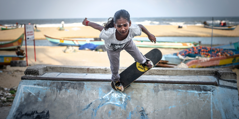 How a 9-year-old skateboarder from Tamil Nadu became an international star

