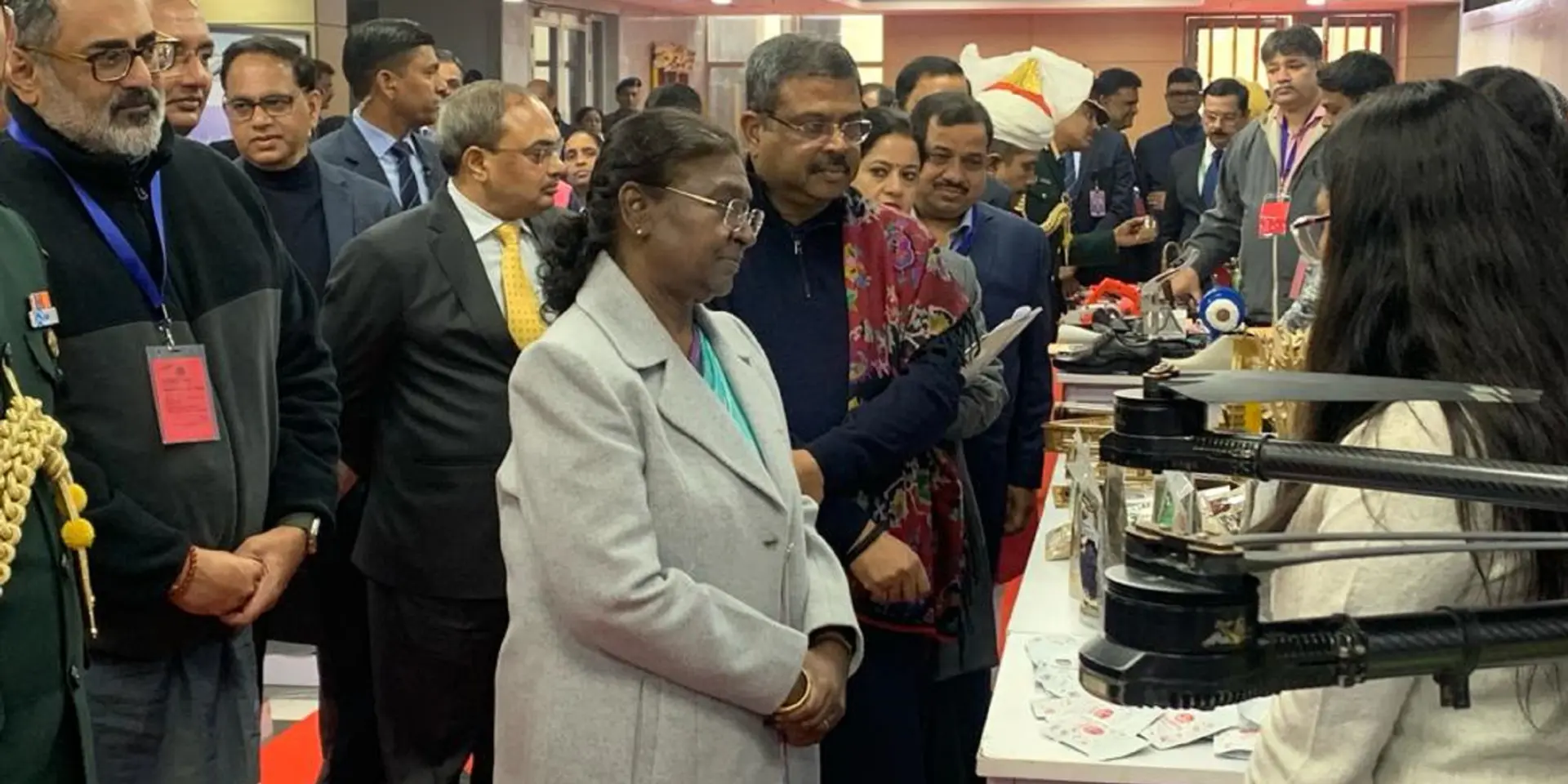 IIT-Mandi presents success of ‘Drone Didi’ programme to President Droupadi Murmu