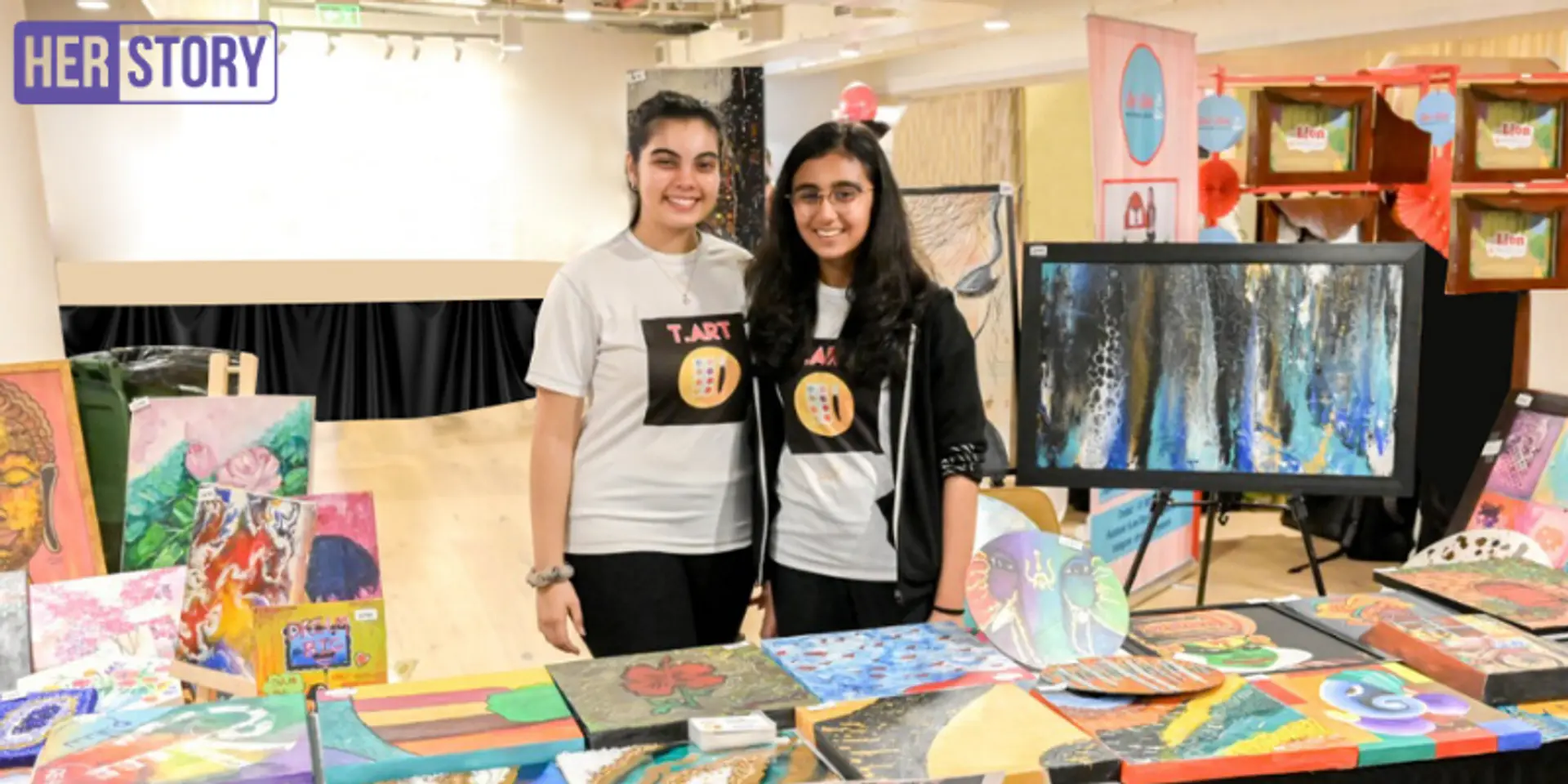 These 15-year-olds have made Rs 3.75 lakh by helping undiscovered artists showcase and sell their works