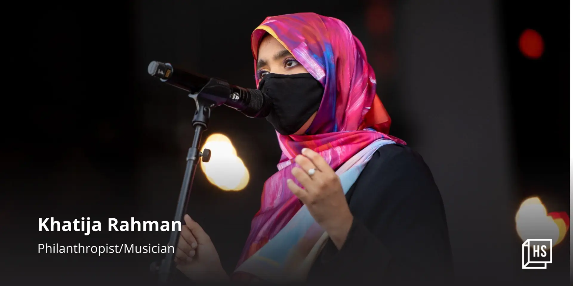 Coming into her own: Khatija Rahman on music and the art of giving