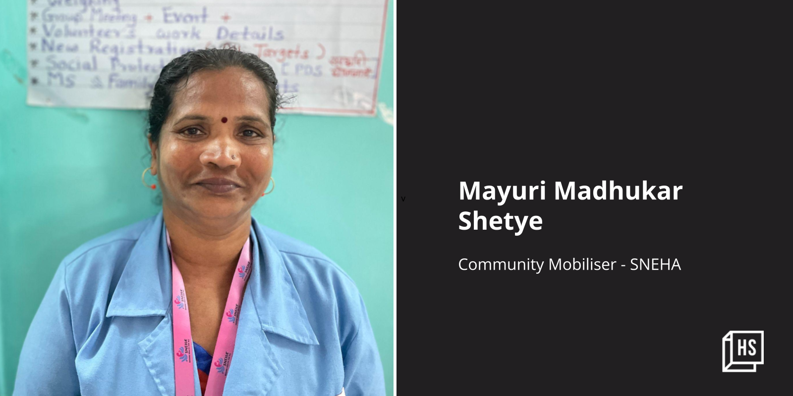 This community mobiliser is working to improve the health of women and children in a Dharavi colony