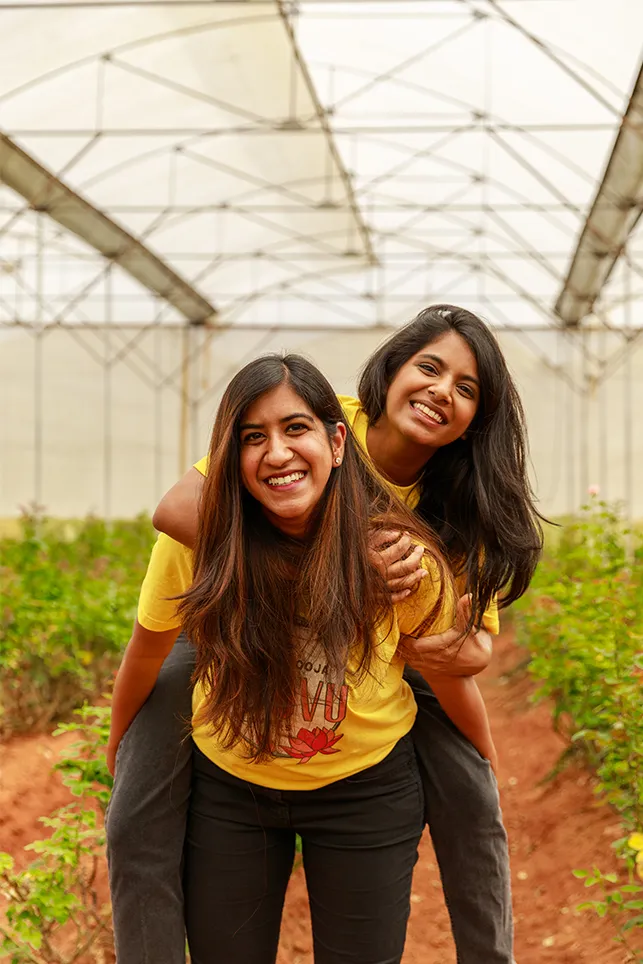 Rhea Karuturi and Yeshoda Karuturi