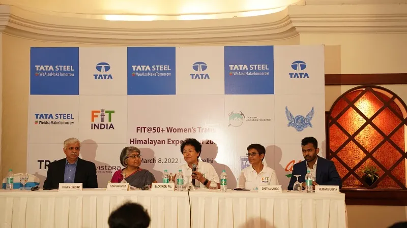 Bachendri Pal at the press conference