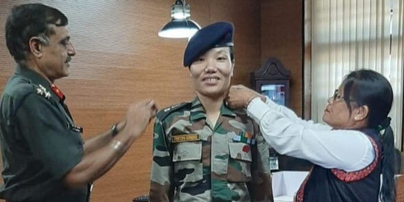 Major Ponung Doming becomes first woman Lt. Colonel from Arunachal Pradesh