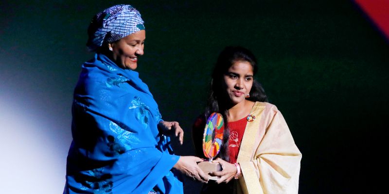 17-year old Payal Jangid becomes first Indian to win the Goalkeepers Global Goals Changemaker Award