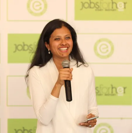 Neha Bagaria, Founder and CEO, JobsForHer