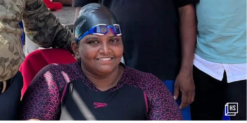 Geetha Kannan, gold medalist and para swimmer from Chennai