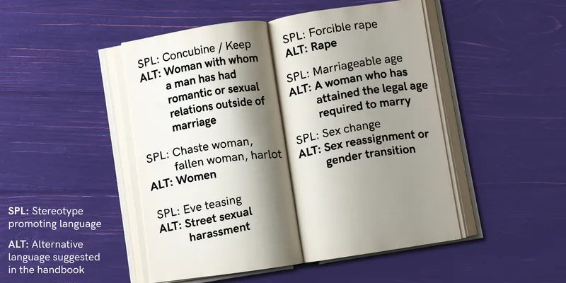 SC handbook combating gender stereotypes
