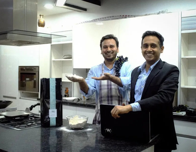Pranjal Kumar and Arjun Rungta, Founders, TWF Flours