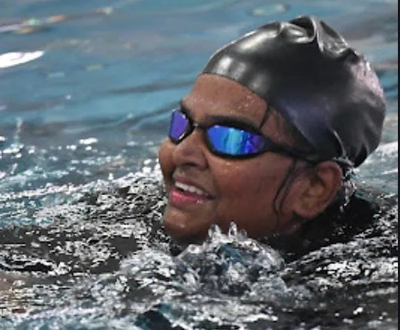 Kannan swims 100 metres a day ahead of every tournament.