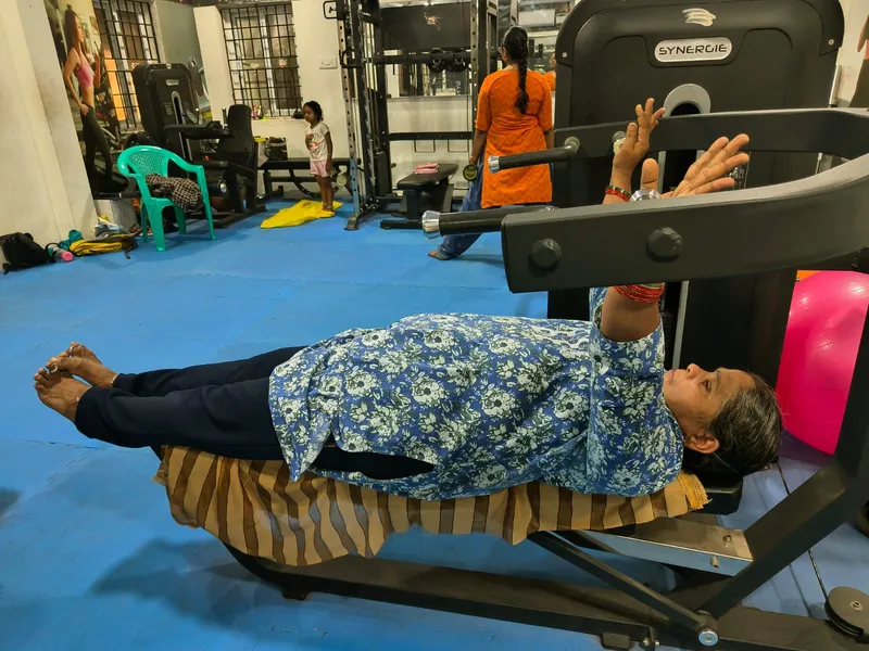 Fifty-seven-year-old Neela T is one of the oldest members and longest beneficiaries of the Saidapet gym. She works at a finance company, and in the last year-and-a-half, has hardly missed a day.