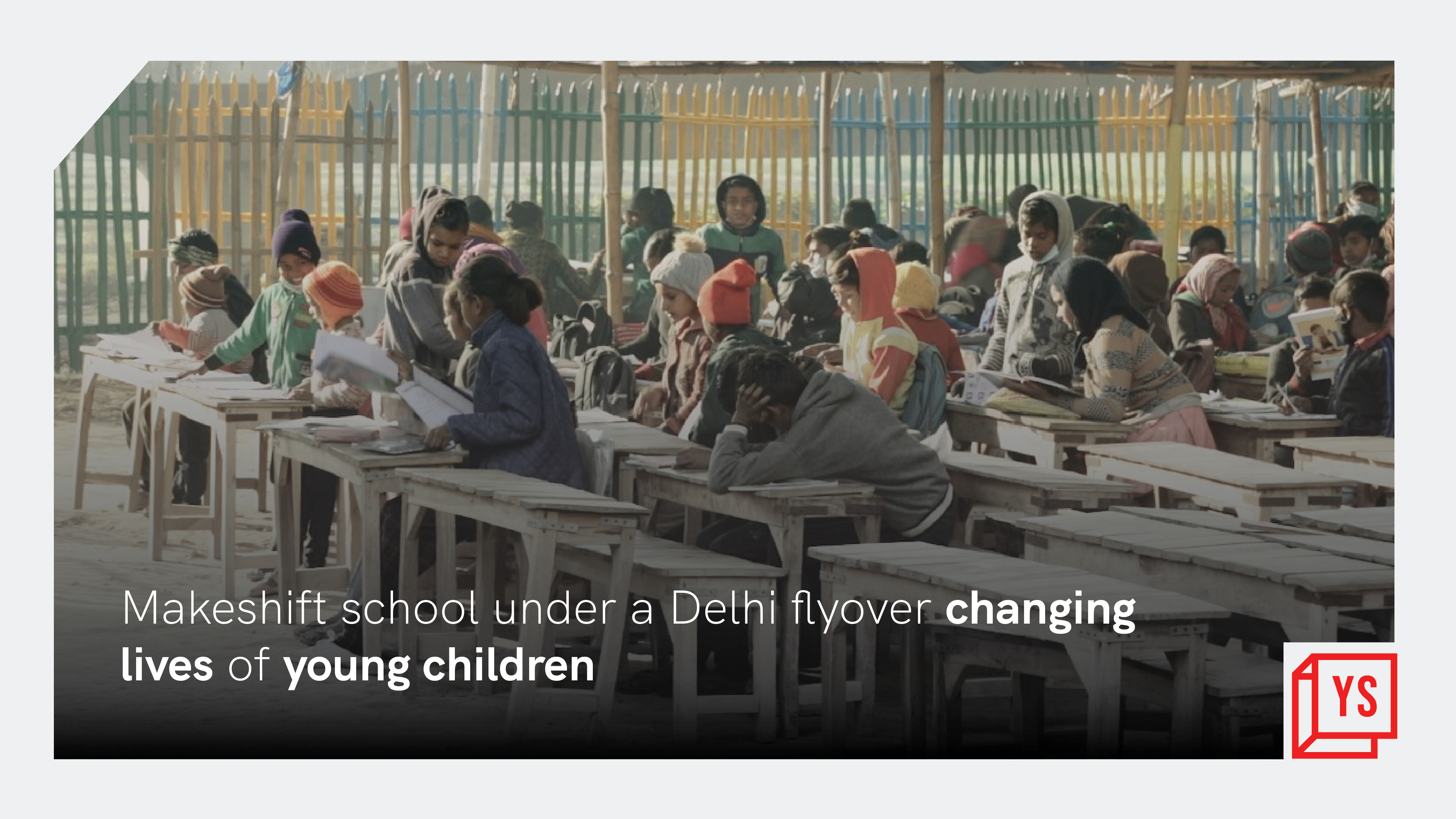 Under a Delhi flyover, Van Phool School is changing the lives of young children

