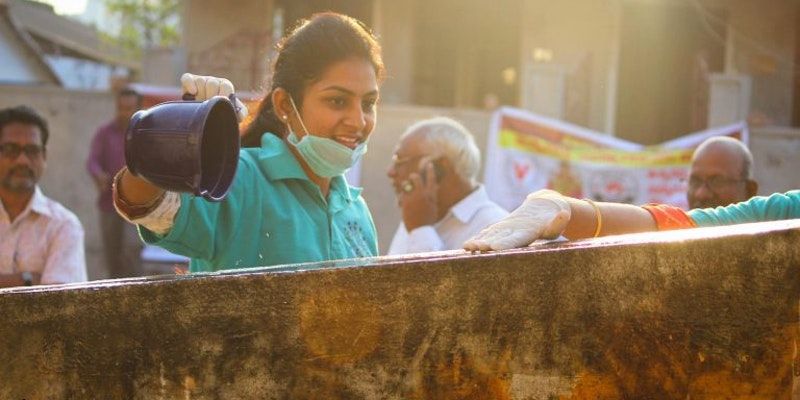 This techie made her hometown poster-free, plans to lead cleanliness drives across Andhra Pradesh
