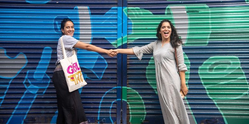 Two female artists in Pune are transforming the city’s oldest market by painting local shops