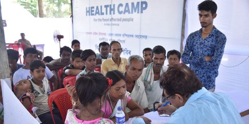 This IRS officer from Assam arranged free healthcare camps for over 500 flood victims  