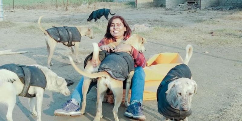 This dog lover in Noida has saved over 1 lakh canines, runs a shelter on her own