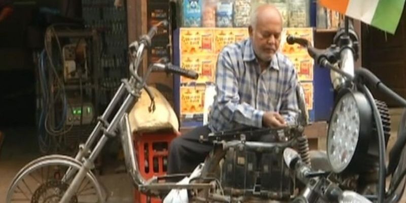 60-year-old differently-abled man from Gujarat recycles e-waste to build e-bikes