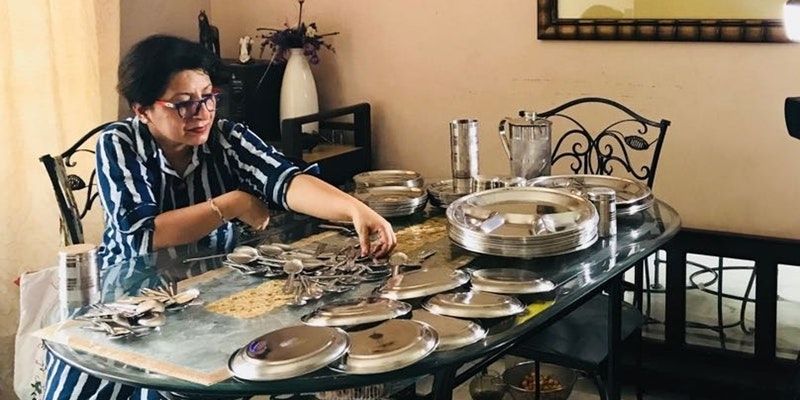 This Central govt employee from Gurugram fights plastic pollution with a free steel utensils bank 