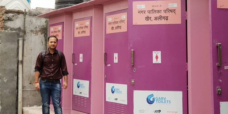 Meet the man who is on a mission to make India open defecation-free with his IoT-enabled toilets