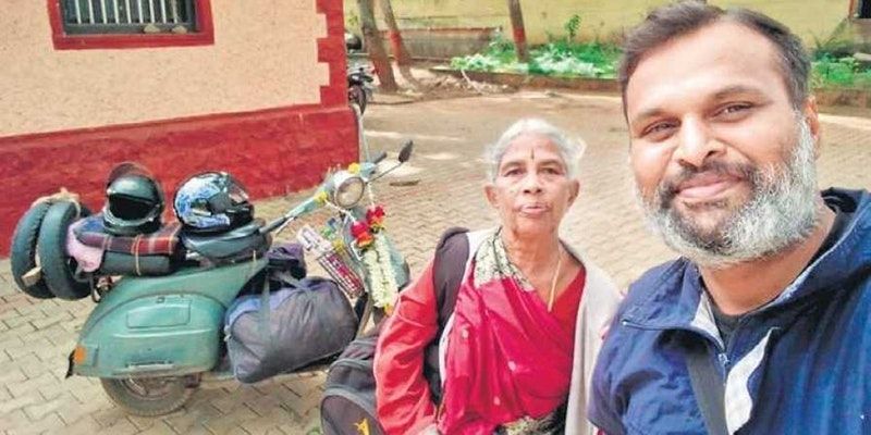 This man took his 70-year-old mother on a scooter ride across 20 states, moves Anand Mahindra 
