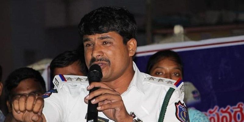 This traffic cop from Hyderabad went beyond the line of duty to serve the society
